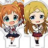 The Idolm@ster Million Live! Acrylic Key Ring Collection w/Stand School Uniform Series Angel Vol.2 (Set of 9) (Anime Toy)