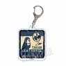 Retro Signboard Key Ring Black Star -Theater Starless- Takami (Anime Toy)