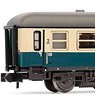 DB, 2nd class coach Bm234, blue/beige livery with black frame, MD 36 bogies, period IV (鉄道模型)