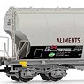 SNCF, 2-unit pack `Pieto Lamballe`, hopper Wagons with rounded and flat lateral side walls (2-Car Set) (Model Train)
