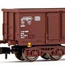 DB, 2-unit set 4-axle open wagons Eaos, brown livery, loaded with scrap, period IV (2両セット) (鉄道模型)