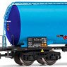 ERR, 2-unit 4-axle tank wagons, green/grey+light blue/dark blue, period VI (2両セット) (鉄道模型)