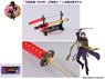 Touken Ranbu -ONLINE- Paper Knife Heshikiri Hasebe Model w/Sword Rack (Anime Toy)