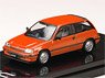 ホンダ CIVIC Si (AT) 1984 (ワンダーシビック) オレンジ (ミニカー)