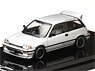 Honda Civic Si (AT) 1984 Custom Version (Wonder Civic) Silver Metallic (Diecast Car)
