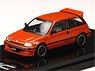 Honda Civic Si (AT) 1984 Custom Version (Wonder Civic) Orange (Diecast Car)
