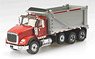 International HX620 SB OX Stampede Dump Truck Red (Diecast Car)