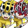 [Yowamushi Pedal Glory Line] Heart-shaped Glitter Acrylic Badge [Sohoku High School] (Set of 6) (Anime Toy)