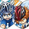 [Yowamushi Pedal Glory Line] Heart-shaped Glitter Acrylic Badge [Hakone Gakuen] (Set of 6) (Anime Toy)