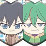 [Yowamushi Pedal Glory Line] Heart-shaped Glitter Acrylic Badge [Retro Pop Ver.] [Sohoku High School] (Set of 6) (Anime Toy)