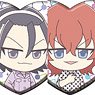 [Yowamushi Pedal Glory Line] Heart-shaped Glitter Acrylic Badge [Retro Pop Ver.] [Hakone Gakuen] (Set of 6) (Anime Toy)