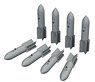 SC50 German WWII Bombs (8 Pieces) (Plastic model)