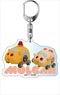 Pui Pui Molcar Acrylic Key Ring Police Molcar/Ambulance Molcar (Anime Toy)