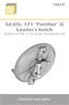 Sd.Kfz. 171 `Panther` G Loader`s Hatch (for Trumpeter) (Plastic model)