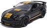 2020 Ford Mustang Shelby GT500 Glossy Black/Gold Line (Diecast Car)