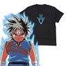 Dragon Quest: The Adventure of Dai Dragon Crest T-Shirt Black M (Anime Toy)