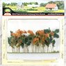 95622 (N) Woods Edge Trees Fall Mixed, 15/pk 2``-2-1/2`` Height (5cm, 6.4cm) (15 Pieces) (Model Train)