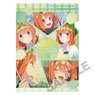 The Quintessential Quintuplets Single Clear File Yotsuba Scene Picture (Anime Toy)