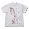 EVANGELION 制服の渚カヲル Tシャツ WHITE XL (キャラクターグッズ)