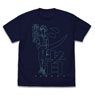 EVANGELION 制服の渚カヲル Tシャツ NAVY M (キャラクターグッズ)