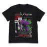 Evangelion NERV Acid Graphics T-Shirt Black S (Anime Toy)