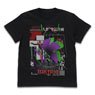 EVANGELION ネルフ アシッドグラフィックス Tシャツ BLACK M (キャラクターグッズ)