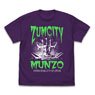 Mobile Suit Gundam Zumcity T-Shirt Purple S (Anime Toy)