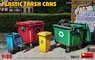 Plastic Trash Cans (Set of 4) (Plastic model)