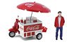 Tiny City 1/35 Coca-Cola Ice Cream Scooter w/Figure (Diecast Car)