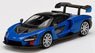 McLaren Senna Antares Blue (LHD) (Diecast Car)