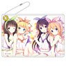 Is the Order a Rabbit? Bloom Synthetic Leather Pass Case A [Cocoa & Rize & Chiya & Syaro] (Anime Toy)