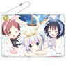 Is the Order a Rabbit? Bloom Synthetic Leather Pass Case B [Chino & Maya & Megu] (Anime Toy)