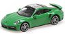 Porsche 911 (992) Turbo S 2020 Green (Diecast Car)