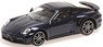 Porsche 911 (992) Turbo S 2020 Blue Metallic (Diecast Car)