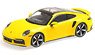 Porsche 911 (992) Turbo S 2020 Yellow (Diecast Car)