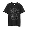 [Jujutsu Kaisen] Hand Graphic T-Shirts Black Ver. (Anime Toy)