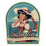 Nadia: The Secret of Blue Water Travel Sticker (5) Nadia (2) (Anime Toy)