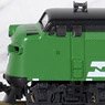 F3 A+B Locomotive Set Burlington Northern A-Unit #706 Dual Headlight & B-Unit #703 (2両セット) (鉄道模型)