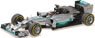 メルセデス AMG ペトロナス F1 チーム W05 ルイス・ハミルトン 2014 ワールドチャンピオン (ミニカー)