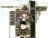 Girls und Panzer das Finale Full Graphic T-Shirt Maho Nishizumi Military Ver. (Anime Toy)