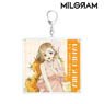 Milgram Especially Illustrated Mahiru Birthday Ver. Big Acrylic Key Ring (Anime Toy)