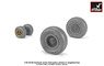 SH-60 Seahawk Wheels w/Weighted Tires (Plastic model)