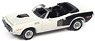 1971 Plymouth Cuda Convertible Snow White / Black (Diecast Car)