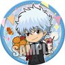 Gin Tama Can Badge [Gintoki Sakata] Suits Ver. (Anime Toy)