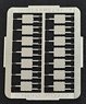 Rooftop Step (for Old Passenger Cars) (Nickel Silver) (14pcs) (Model Train)