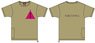 Laid-Back Camp Wilderness Experience Collabo Tent Pocket T-Shirt M Beige (Anime Toy)