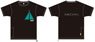 Laid-Back Camp Wilderness Experience Collabo Tent Pocket T-Shirt M Black (Anime Toy)