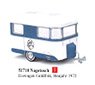 (HO) Nagetusch Caravan `Goldfink` 1972 (Diecast Car)