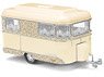 (HO) Nagetusch Caravan Beige 1958 (Diecast Car)