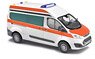 (HO) Ford Transit Custom High Roof Bus Ambulance 2012 (Diecast Car)